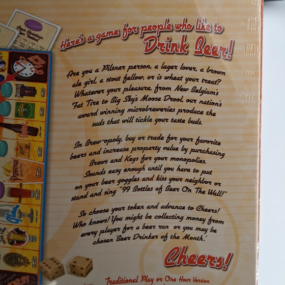 Factory Sealed Brew•opoly Board Game - Picture 3 of 8